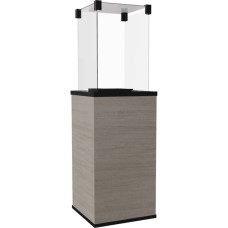 KRATKI Plynový ohřívač PATIO MINI sklo / slinutý křemen NATURALI OSSIDIANA VENA GRIGIA